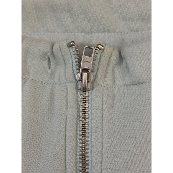 Victorias Secret Pink Quarter-Zip Pullover Sweatshirt Size S Teal - Picture 15 of 16